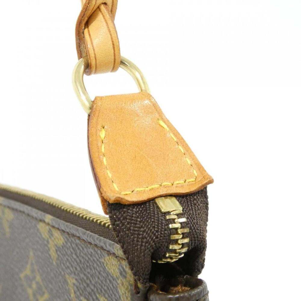 LOUIS VUITTON Authentic Brown Monogram Pochette Pouch - Picture 4 of 7